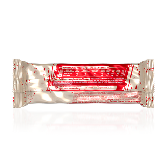 Multilayer Protein Bar WARCRY Peanut Caramel & White Chocolate - Baton proteic fara zahar adaugat scazut in kcal cu aroma de alune si caramel cu ciocolata alba.